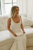 crepe wedding dress