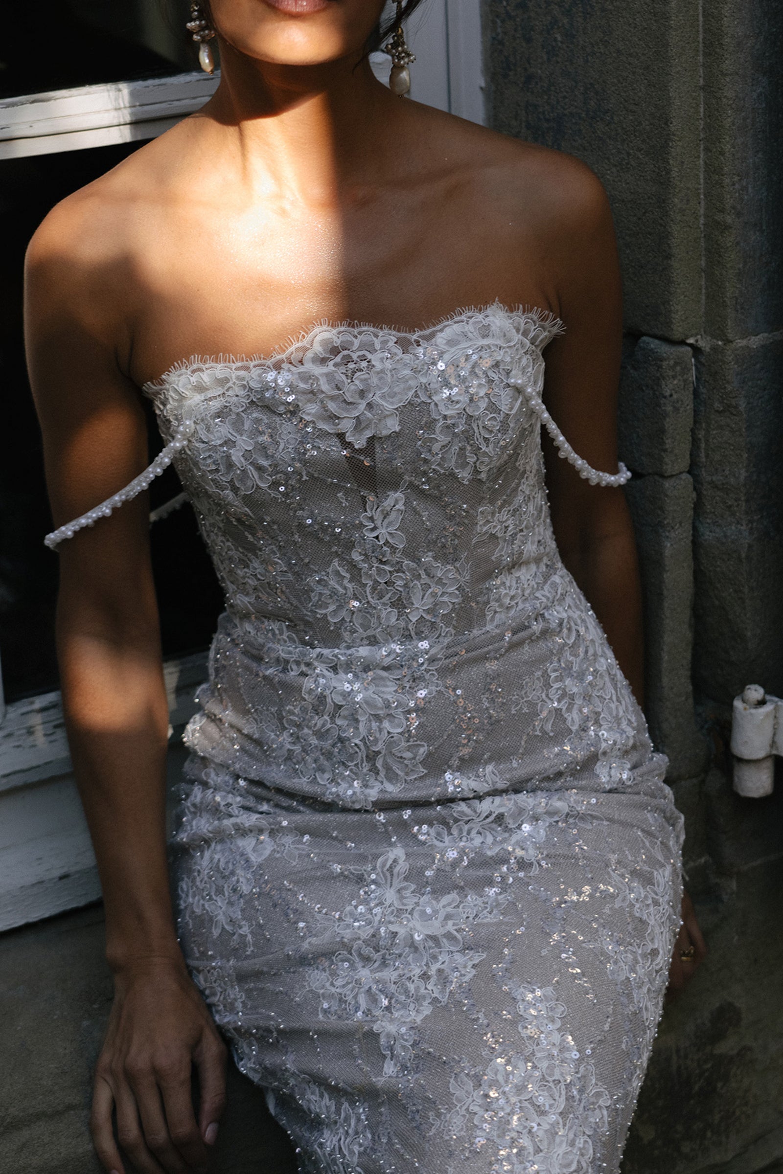 Sparkly Floral Wedding Dress_XS_