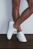 Grace Loves Lace Essential White Leather Sneaker