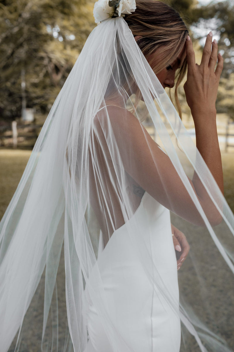 Henri Veil | Lace Tulle Ivory Veil