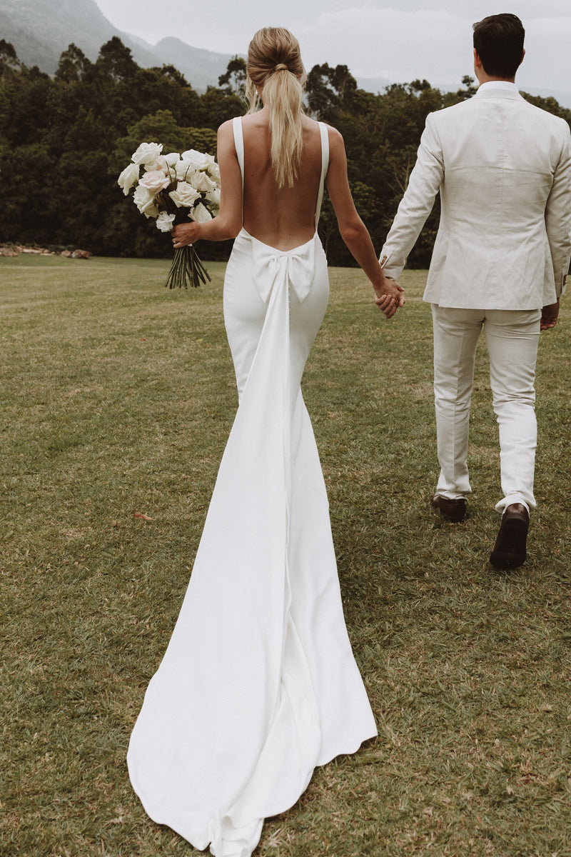 Martini Gown | Low Back Wedding Dress | Made to Order Standard
