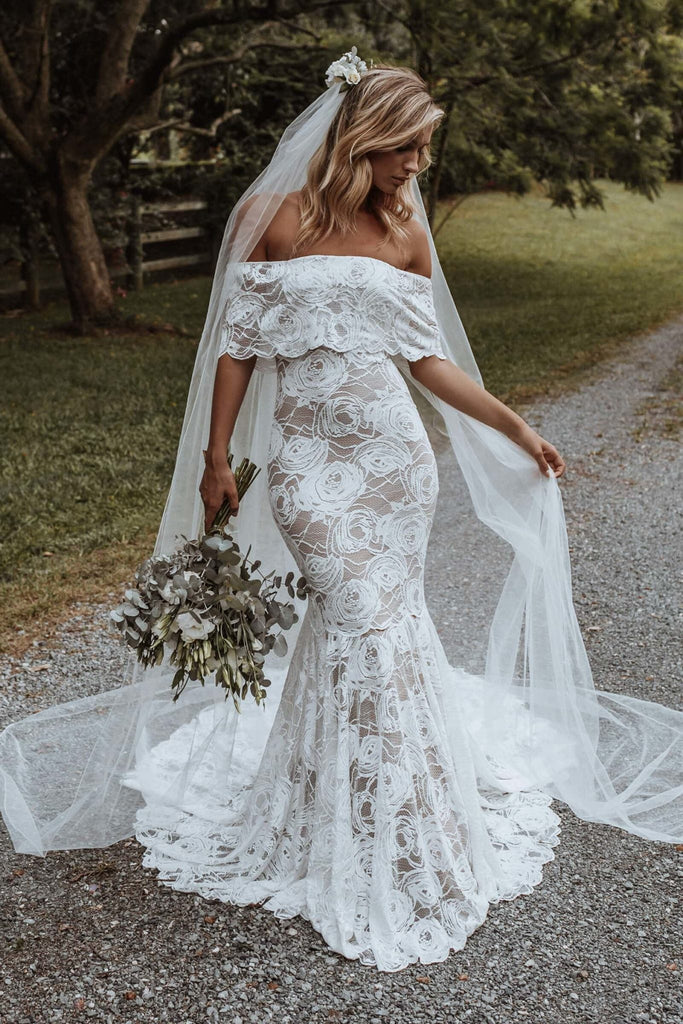 Grace Loves Lace Peaches Wedding Dress