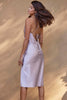 Grace Loves Lace Silky Satin Midi Dusk Side