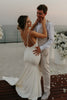 Grace bride Sierra in the Clo crepe gown