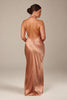 Rose gold plunge neck bridesmaids dress_L_