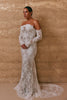 Shimmer Lace Bridal Gloves