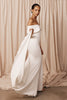 Off-the-shoulder crepe wedding dress_XS_