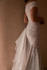Train of the La Paz gown hooked into the bustle