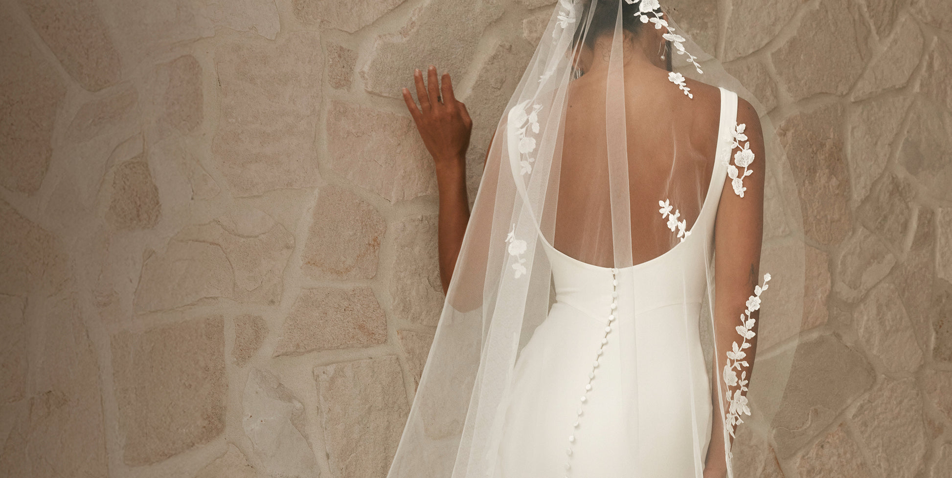embroidered wedding veil