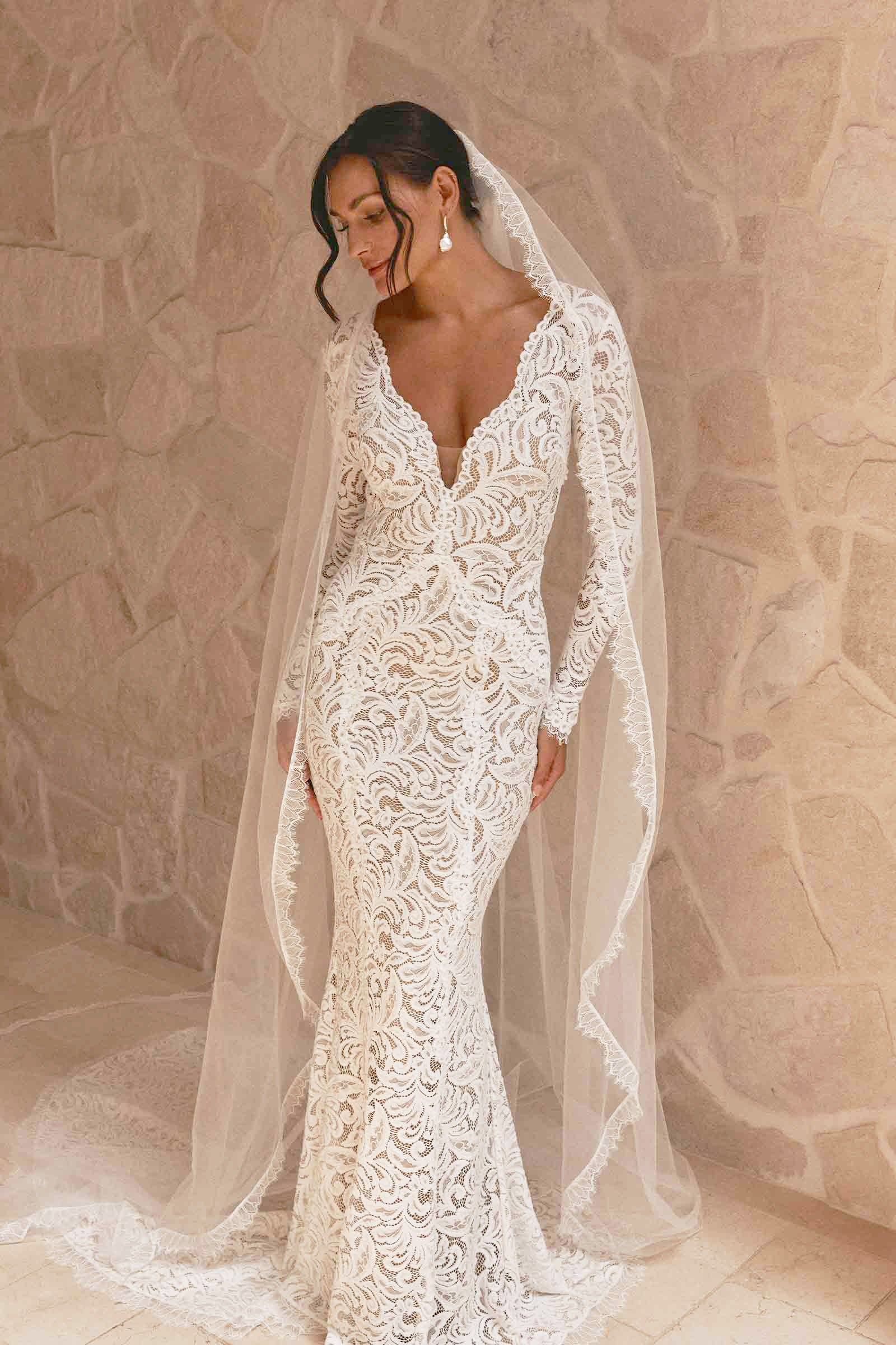 Dentelle Robe Marie Robe Blanche Boheme Pas Cher Robes De Mariée