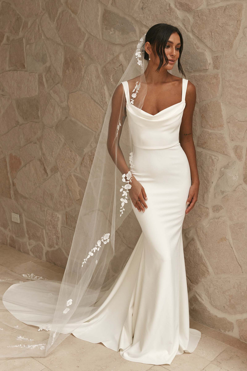 Behati Silk Wedding Dress  Customised – Grace Loves Lace CA