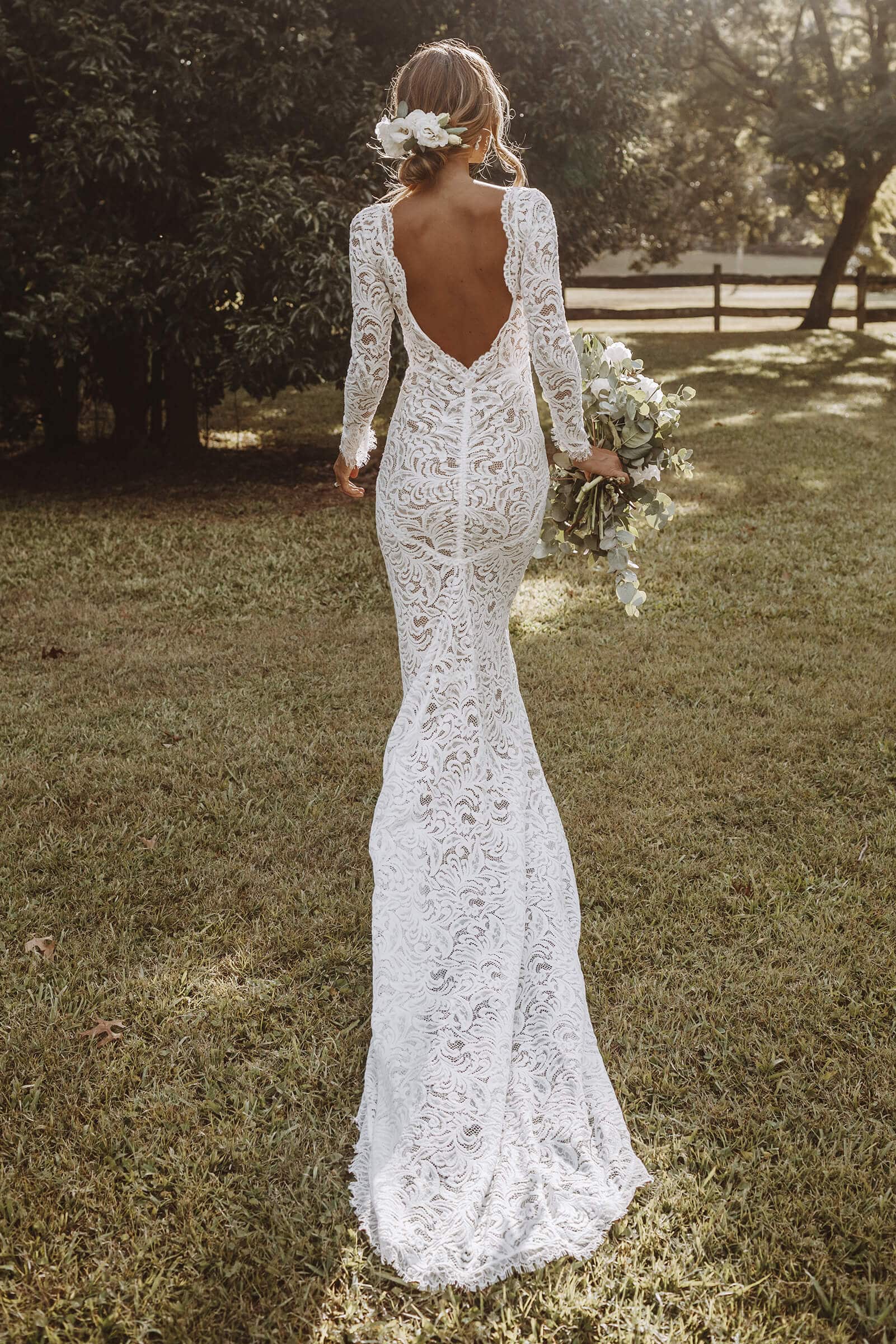 Orla Gown, Lace Wedding Dress