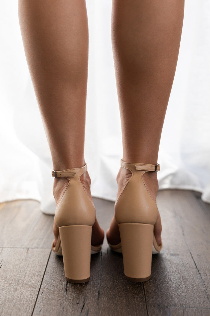 Dita Heels Sand  Bridal Shoes – Grace Loves Lace CA